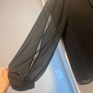 Vince camuto black blouse.